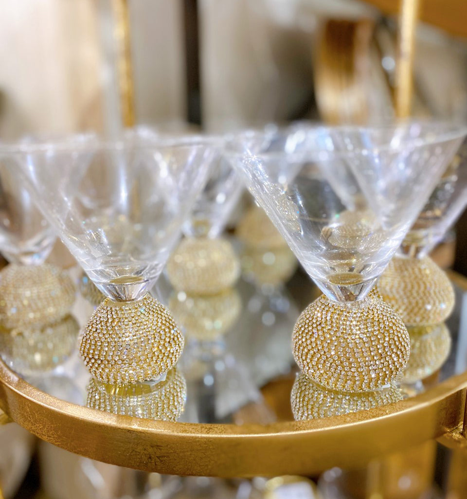 Crystal Clear Stemless Champagne Glass Flute (Optional Personalized Crystal  Rhinestones)